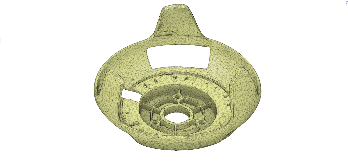 Modelo CAD reconstruido