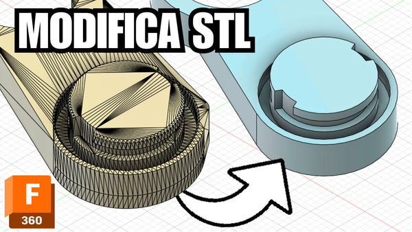 Importa y Edita Archivos STL en Fusion 360 (con 3 ejemplos prácticos)