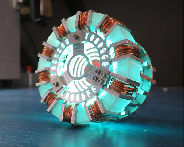Iron Man Arc Reactor MK2 (1:1 scale) - Multi-Part 3D Printable