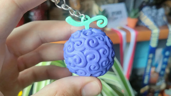 Gomu Gomu no Mi Keychain - Multi-Part 3D Printable Devil Fruit